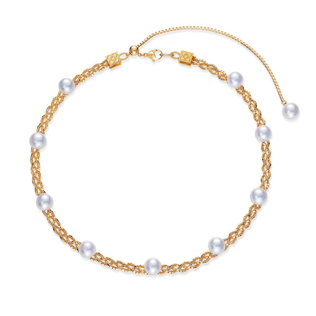 Orv Decor Braid Necklace 7.5-8.0mm