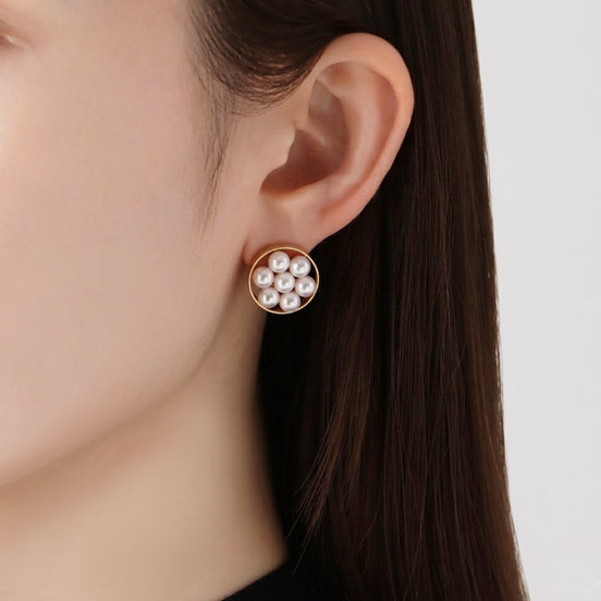 ブルーム イヤリング 5.0-5.5㎜