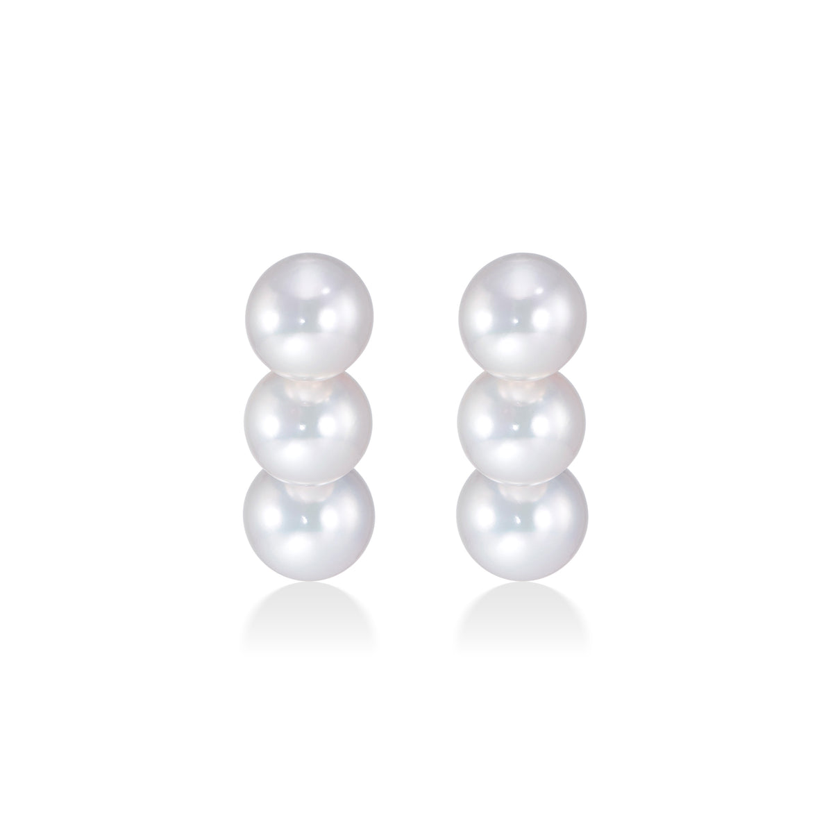 Orv Board V-shape Earrings L 8.0-8.5/7.5-8.0/6.5-7.0mm