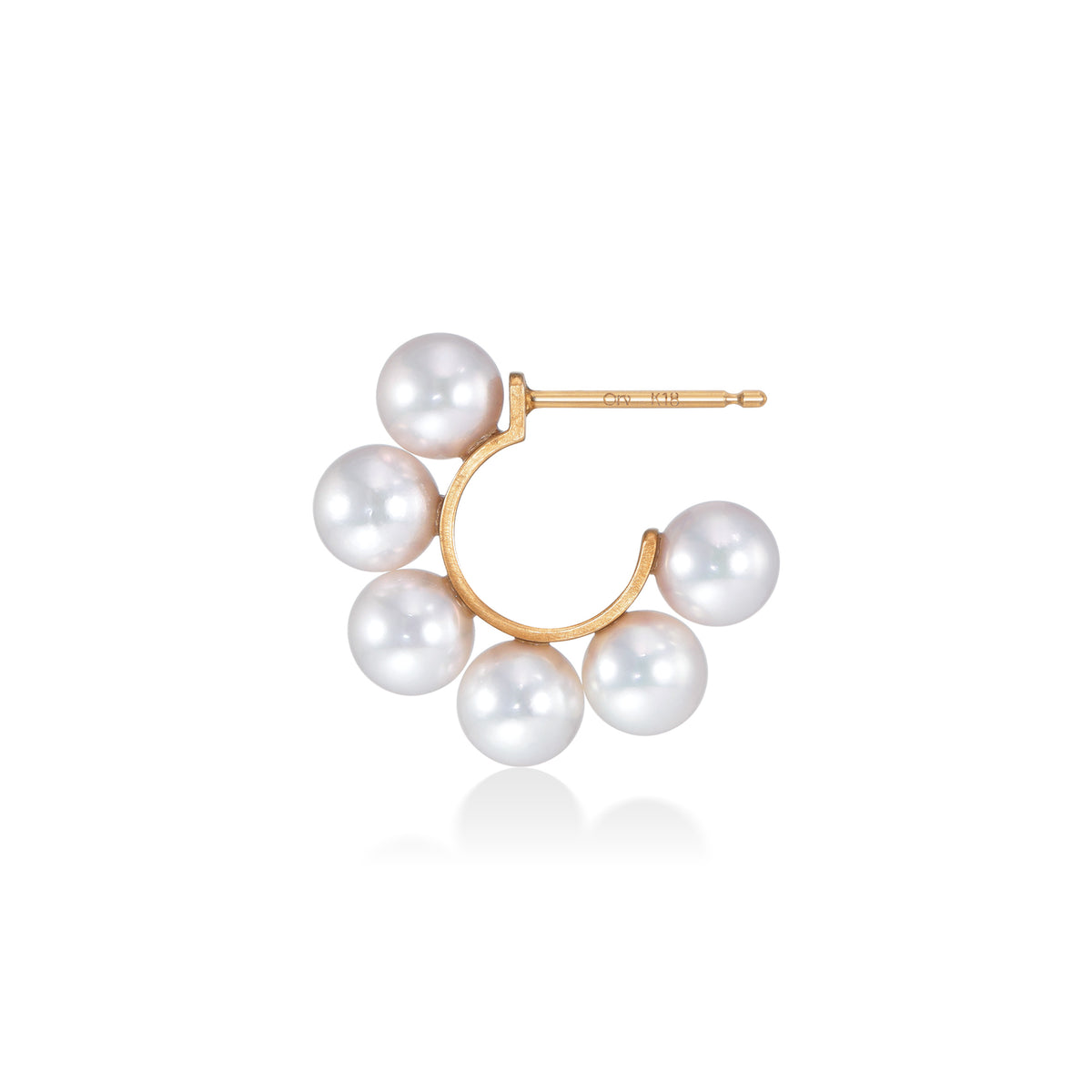 Orv Board C-Shape Earrings L 6.0-6.5mm